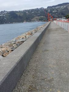 This section of the Coastal Pathway in Redcliffs is almost completed, but how long until it extends through to Sumner? (c/ D. Fidler)