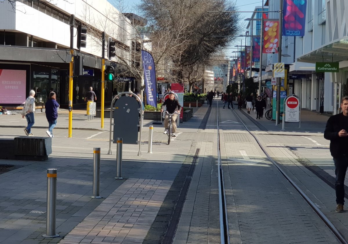 Biking in City Mall – Have Your Say
