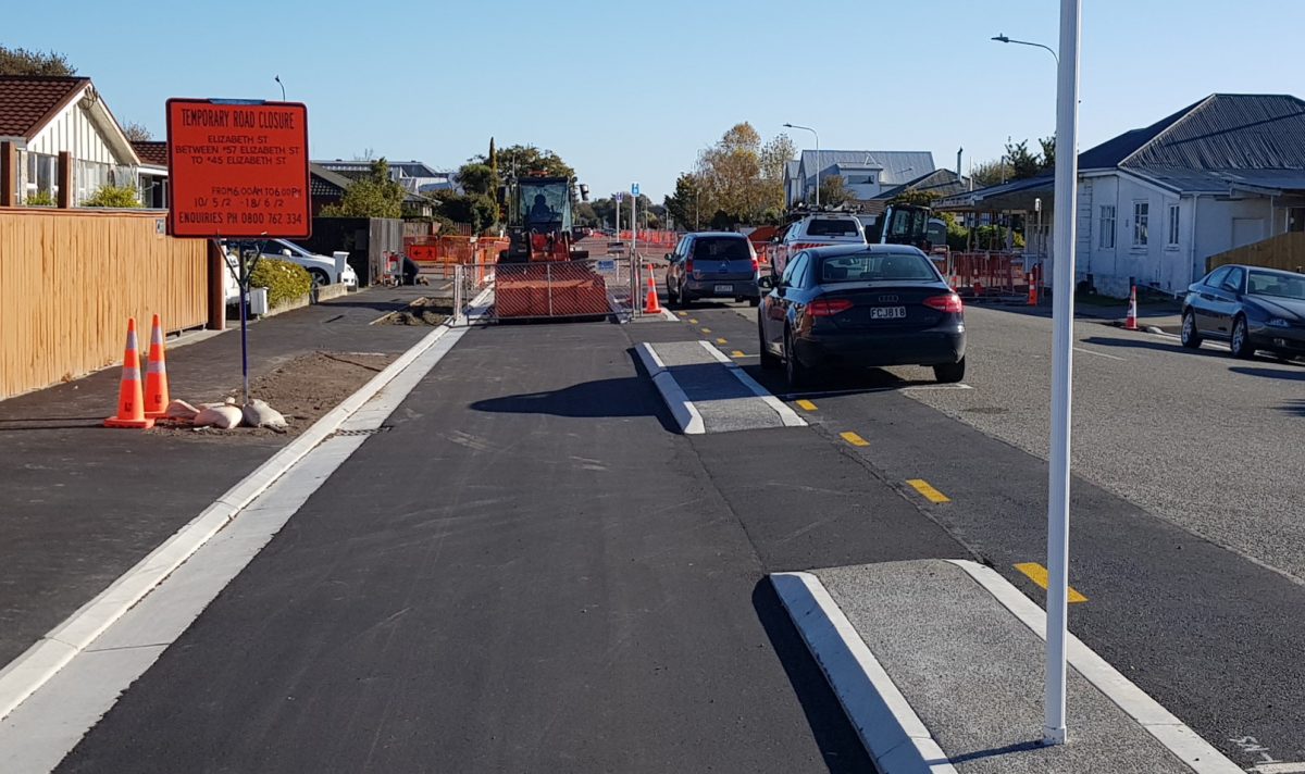 Photo of the Day: South Express cycleway works