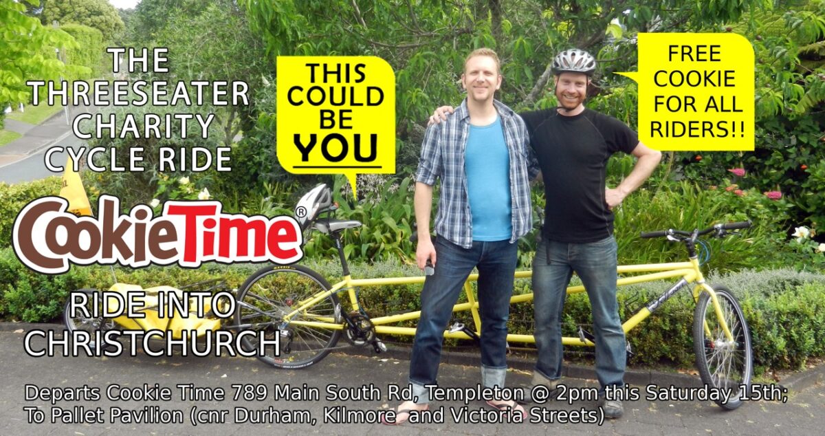 Threeseater Bicycle riding opportunity 15th December