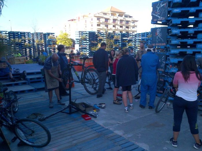Pallette pavillion bike fixup radio report