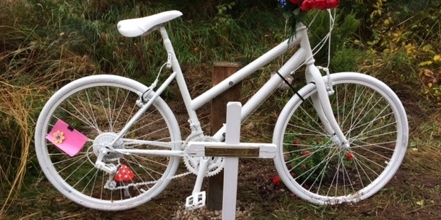 We'd like to see more bikes ridden and fewer bikes as memorials (c/ NZ Herald)
