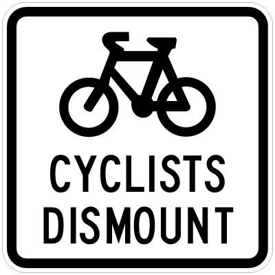 Police suggest cyclists get off the road