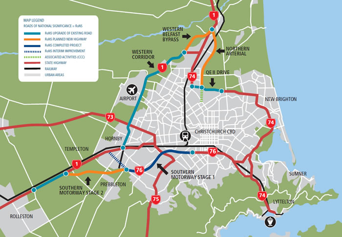State Highways in Chch; NZTA’s problem, not the Council’s