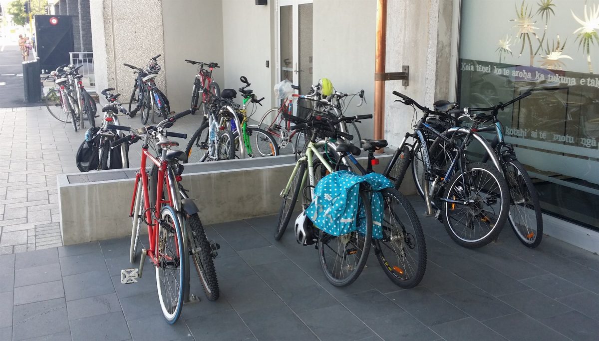 Where would you like some bike parking?