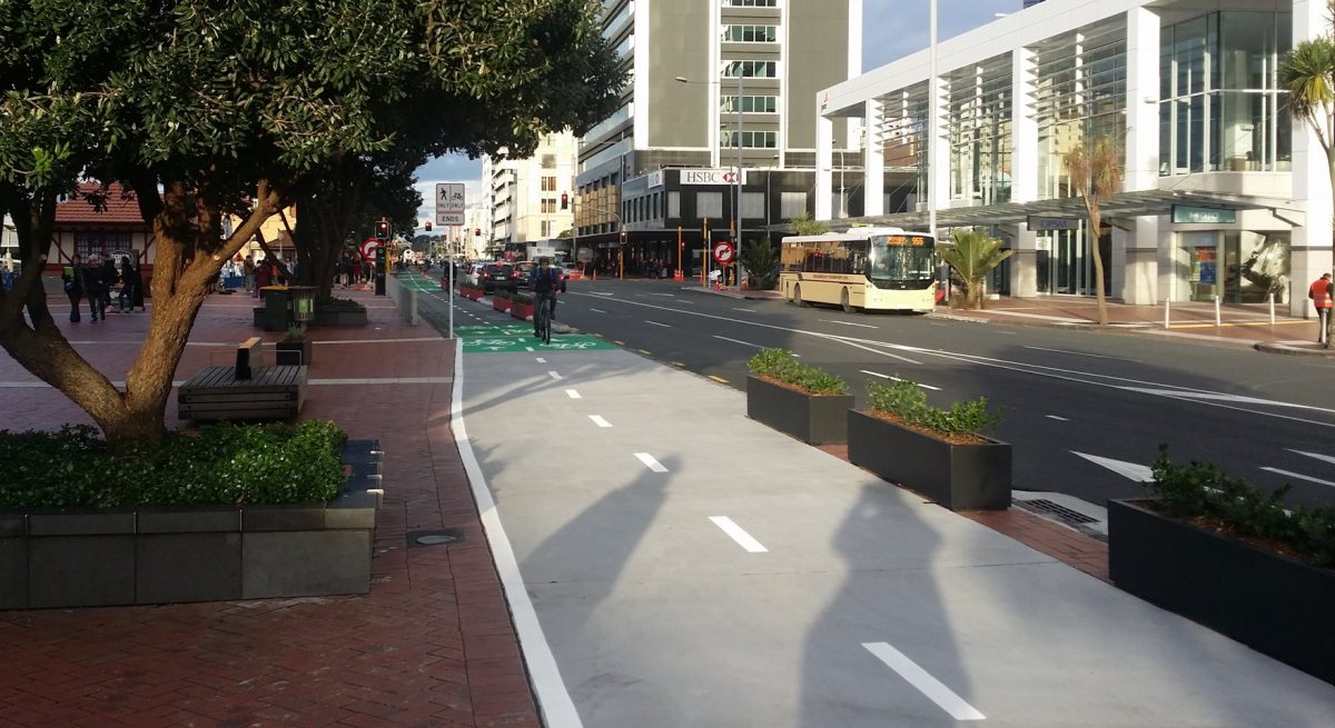 Photo of the Day: Quay St Cycleway, Auckland