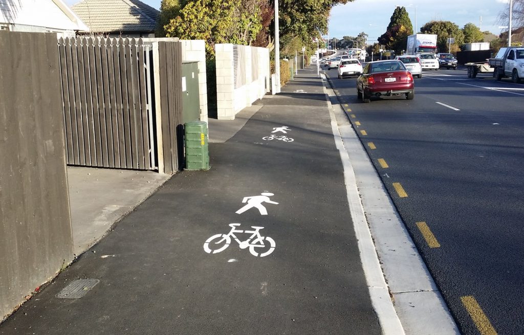 Even some of currently designated shared paths aren't that safe for cycling...