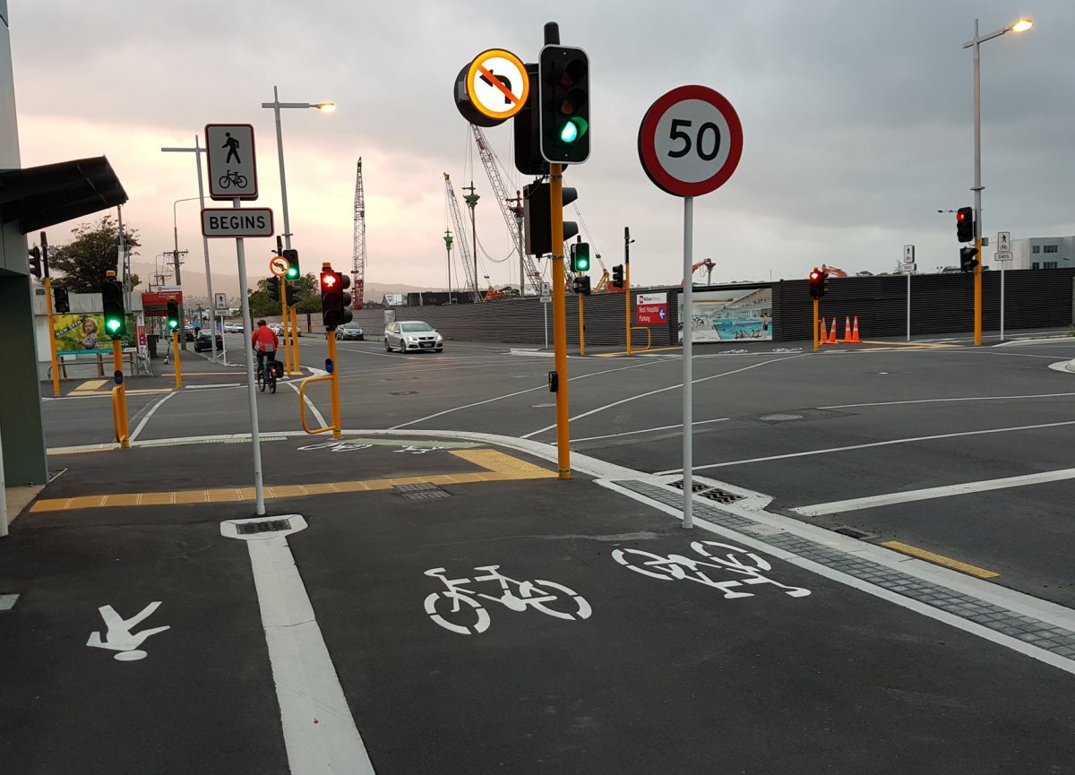 Photo of the Day: New cycleway crossings in town