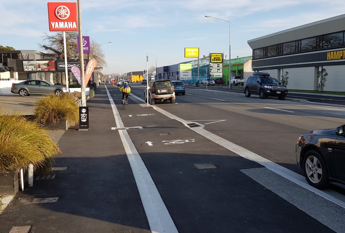 Photo of the Day: Ferry Road cycleway ready to go