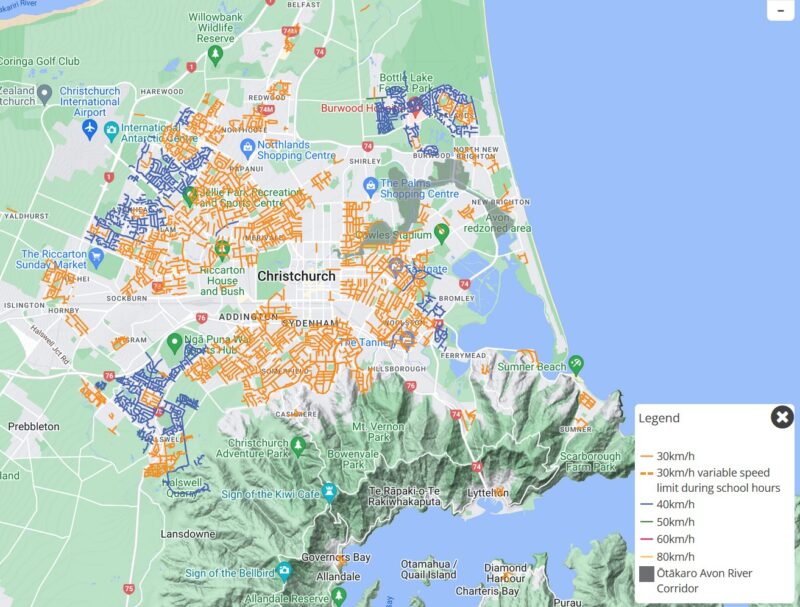 A LOT of the city is proposed for lower speed limits