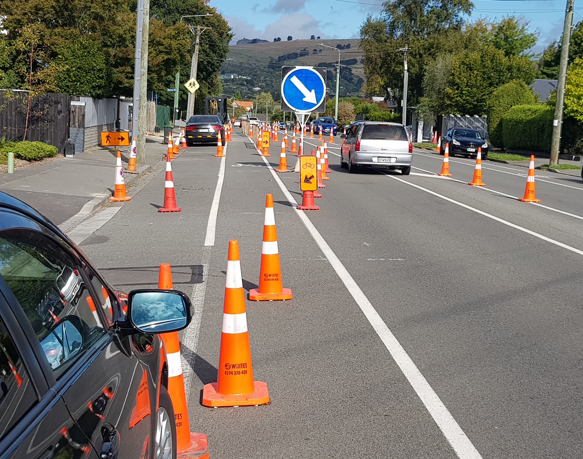 Photo of the Day: Good Cycle Temporary Traffic Management