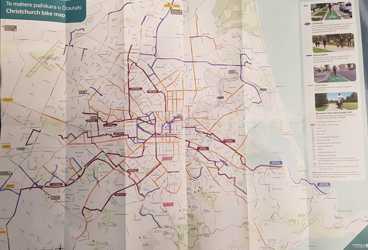 New Chch 2023 Cycle Map Now Available