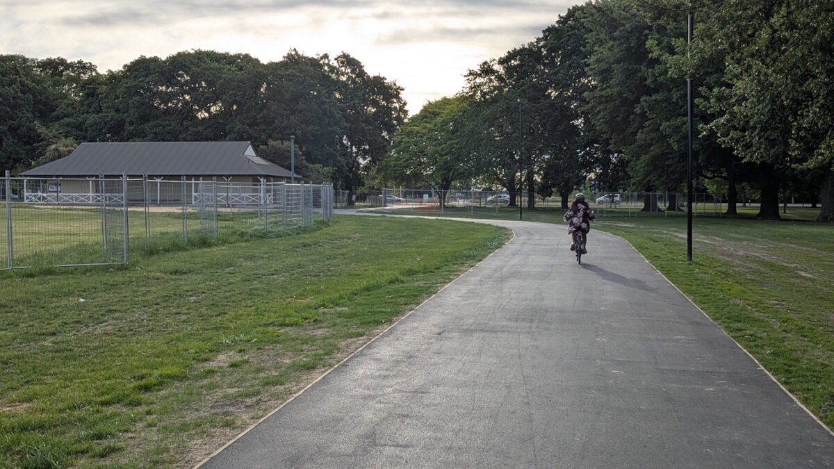 First Look: South Hagley Park new pathway
